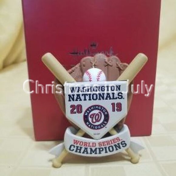 Hallmark 2020 2019 World Series Champions Washington Nationals MLB Ornament - Picture 1 of 2